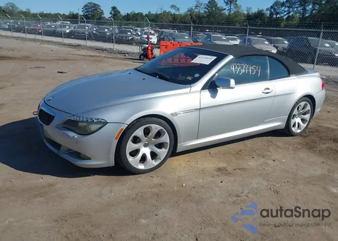 2008 BMW 650I z USA, uszkodzony, nr VIN WBAEB53548CX58015